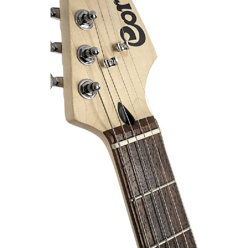 Cort G110 Electric Guitar. Headstock View