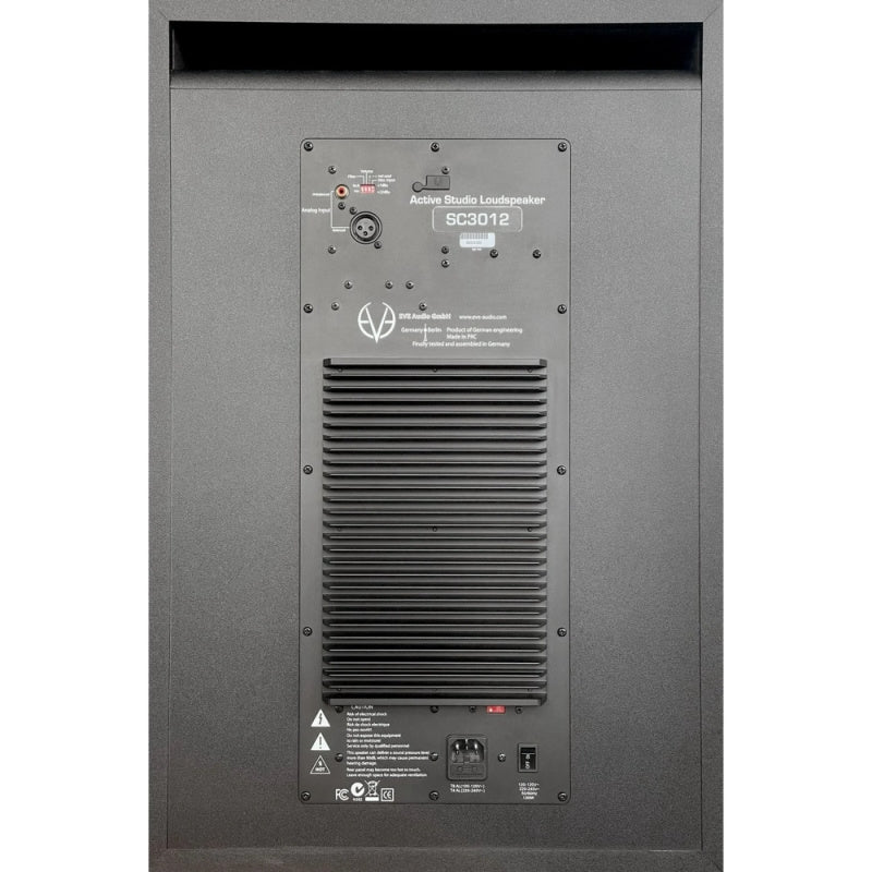 Eve Audio SC3012 3-Way 12" Main Reference Monitor (Single) Back View