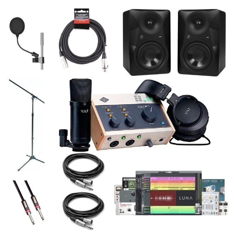 Home Recording Studio Hobbyist Bundle with Monitors