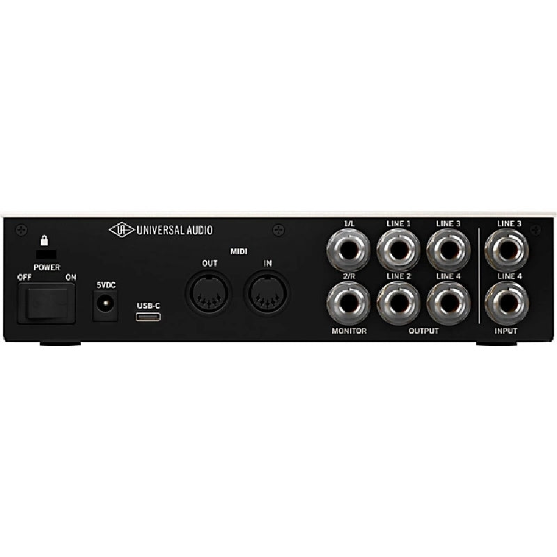 Universal Audio VOLT-4 USB Audio Interface Back Outputs View