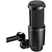 Audio-Technica AT2020 condenser microphone side view
