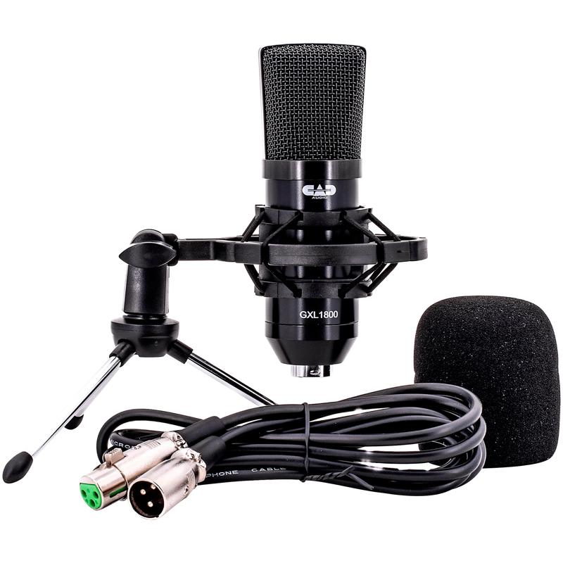 CAD Audio GXL1800 Side Address Studio Condenser Microphone - Bundle