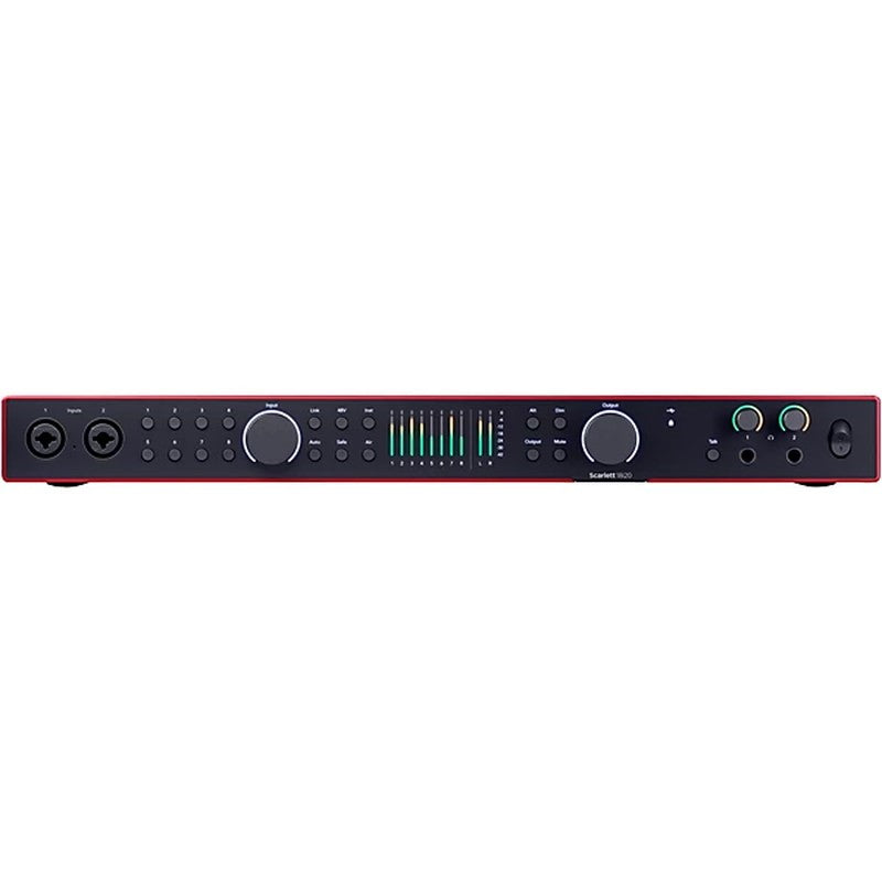 Focusrite Scarlett 18i20 (4th Gen) USB Audio Interface front view