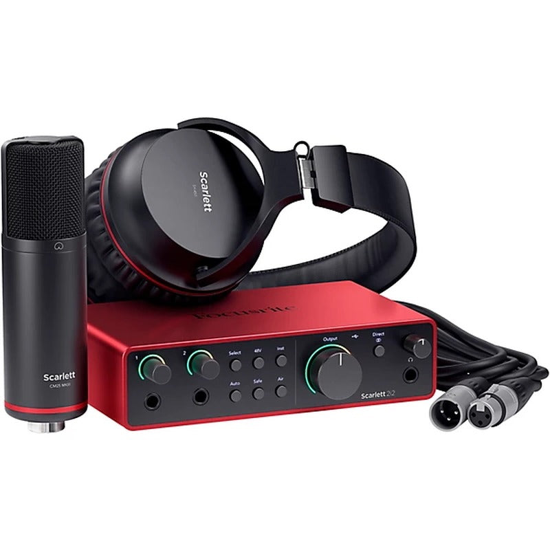 Focusrite Scarlett 2i2 Studio Bundle – studio view