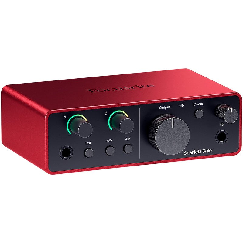 Focusrite Scarlett Solo (4th Gen) – side 2 view