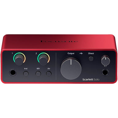Focusrite Scarlett Solo Studio Bundle front view