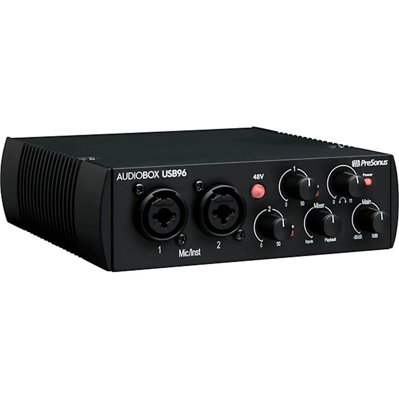 presonus-audiobox-usb-96k-studio-bundle-interface-side-view side view